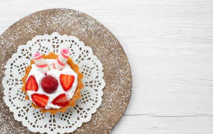 tortino cocco e fragole