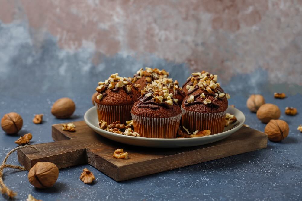 Muffin alle nocciole chetogenici