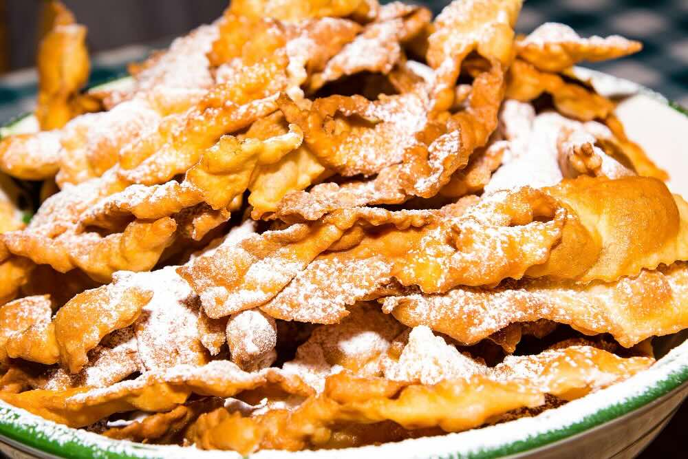 chiacchiere di carnevale light