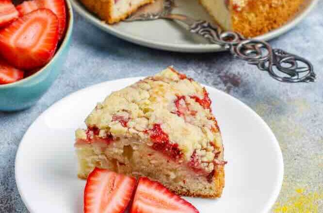 torta nocciole fragole light