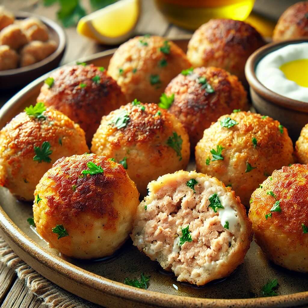 Polpette tonno e ricotta low carb